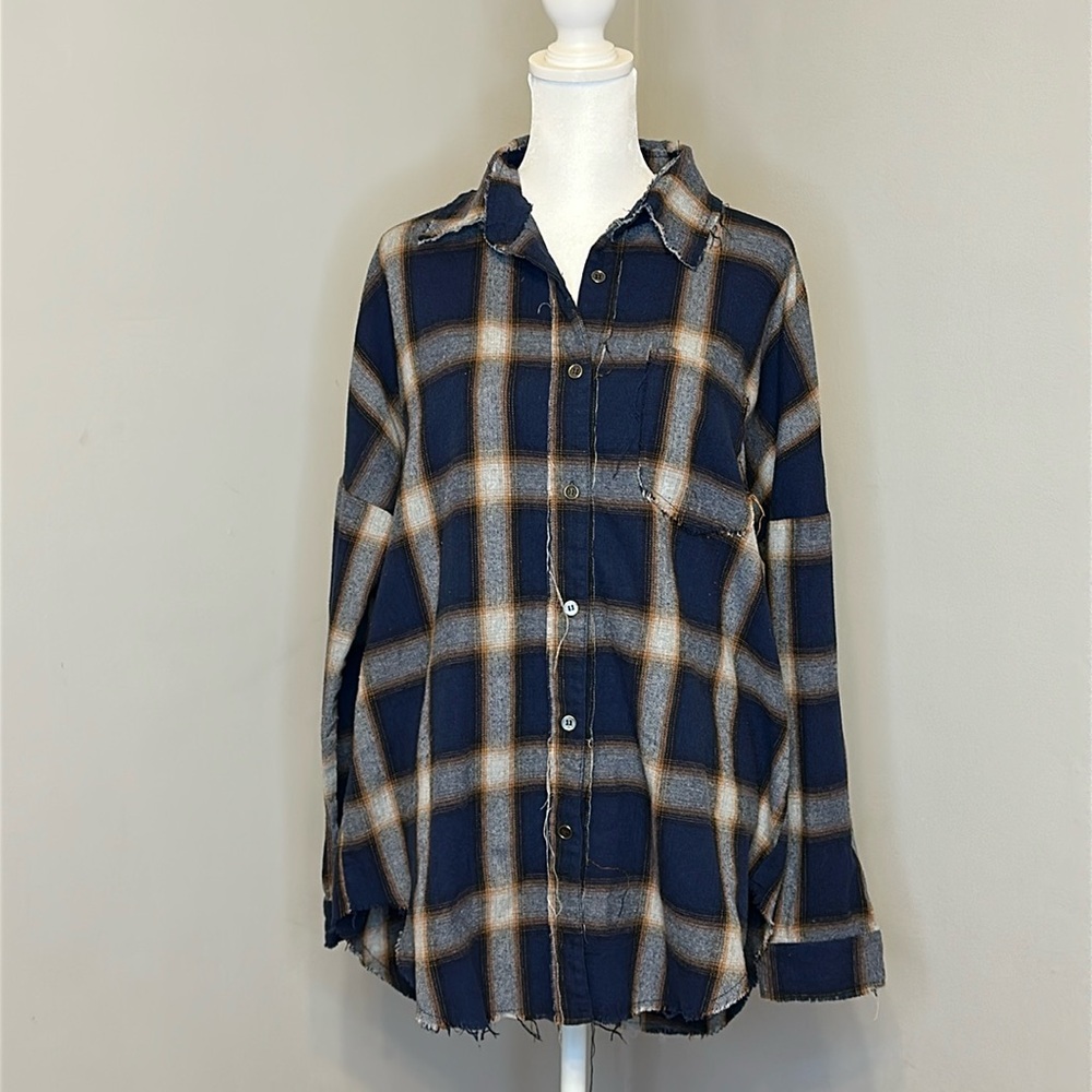 La Miel Plaid Button Down Shirt